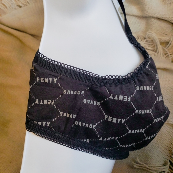 DONATING - NEW - Cotton Essentials Bralette - Black (1X) - Picture 9 of 10